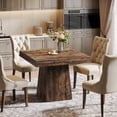thumbnail image 6 of Tribesigns Square Dining Table for 4, 31.5-Inch Kitchen Table Small Dinner Table with Sturdy Pedestal Base, 6 of 9