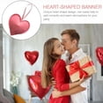 thumbnail image 5 of 1 Pcs Heart Hanging Ornament,Valentines Day Heart Shaped Ornaments,3.94 Inch Heart Hanging Ornaments,Valentine'S Hanging Decorations, For Valentine Party Wedding Anniversary Diy Crafts,(Pink,3.94 in), 5 of 6