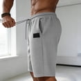 thumbnail image 4 of Yievot Casual Shorts for Men Waffle Textured Drawstring Elastic Waist Summer Travel Vacation Shorts, 4 of 6