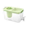 thumbnail image 2 of LSLJS 4L Large Capacity Plastic Beverage Dispenser, Beverage Dispenser with Faucet Ice Lemonade Juice Container with Lid, Fruit Teapot Lemonade Milk Bucket Drink, Cold Water Kettle, 2 of 7