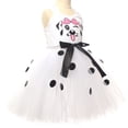 thumbnail image 3 of Playtopia Big‑Girls 5‑Piece Dalmatian Role‑Play Costume Sleeveless Tulle Dress With Matching Headband, Tail, Gloves And Socks Set Size S‑XXL, Plus Size Friendly, 3 of 4