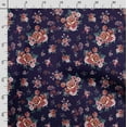 thumbnail image 5 of Soimoi Floral Vintage Printed,Cuddle Minky Fabric, Sewing Fabric By The Yard 56 Inch Wide,Decorative Plush Soft Fabric, Baby Garments, Toys And Blankets, Orange, 5 of 6