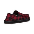 thumbnail image 3 of SANUK Mens Red Plaid Buffalo Padded Goring Comfort Vagabond Chill Round Toe Slip On Loafers Shoes 10 M, 3 of 6