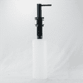 thumbnail image 2 of 2X Kitchen Sink Soap Dispenser Countertop Pump Hand Lotion Built in Bottle Stainless Steel Screw Black, 2 of 8