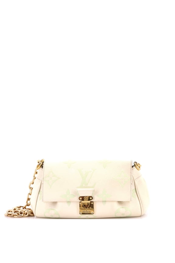 Pre-Owned Favorite NM Handbag Bicolor Monogram Empreinte Giant By Rebag