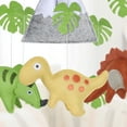 KINGMAS Dinosaur Baby Mobile for Crib Baby Nursery Dinosaur Mobile