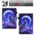 thumbnail image 2 of Allytech Fire HD 8 Case 10th Generation 2020, HD 8 Plus Case, Slim PU Leather Auto Sleep Wake Multi Angle Stand Shockproof TPU Back Cover for All-new Kindle Fire HD 8 2020/ HD 8 Plus - Wolf, 2 of 7