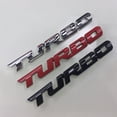 thumbnail image 1 of SPRING PARK 3D Car Styling Metal TURBO Letters Emblem Sticker Rear Tailgate Badge Decor, 1 of 4