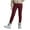 Wine, variant on Lopecy-Sta Kids Fleece Lined Leggings for 3-13 Years Solid Color Cotton Warm Leggings Full Length Pants Kids for Winter