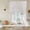 Gray, variant on Blue Branches Balloon Curtains 63 Inch Length for Living Room/Bedroom, Vintage Art Farmhouse Rod Pocket Privacy Door Curtains Decorative Tie Up Shade for Window 52"x63"