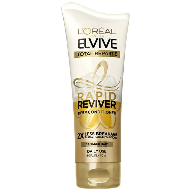 L'Oreal Paris Elvive Total Repair 5 Power Rapid Reviver Deep Conditioner, 6 fl. oz. Walmart
