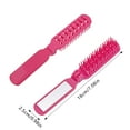 thumbnail image 4 of Foldable Hair Brush Travel Comb Compact Hair Brush for Thick Curly Hair Portable for Adults and Kids for Hair Care, 4 of 7
