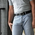 thumbnail image 4 of The Site Manager Leather Work Belt by Nickel Smart®, 4 of 9