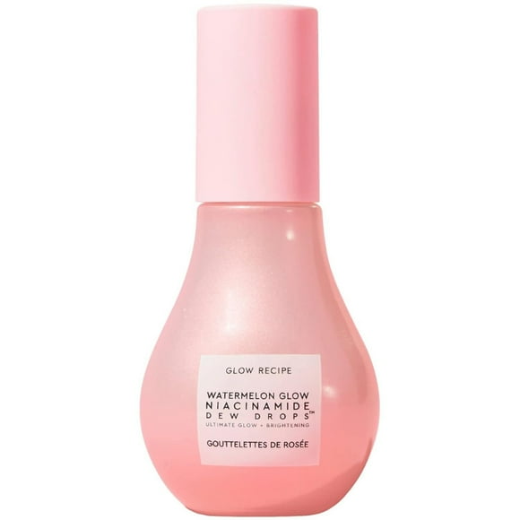 Serum for Face Skin Care Watermelon Glow Dew Drops Hydrating Makeup & Liquid Highlighter for Glowing 40Ml/.35Oz, a Bottle of Watermelon Essence