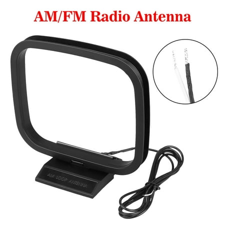 AM Radio Loop Antenna, Stereo Indoor 75 Ohm FM Antenna and Indoor AM Loop  Antenna Kit
