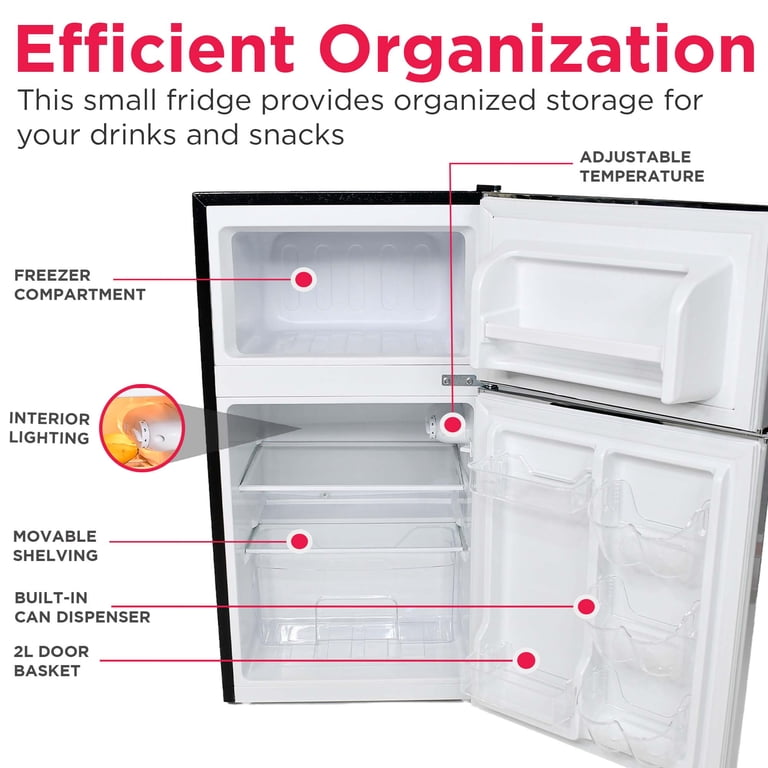 Frigidaire 3.1 Cu. Ft. Retro Refrigerator with Freezer, Platinum photo 3