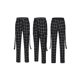 thumbnail image 4 of VISgogo Pantalones cargo para mujer, pantalones de cintura alta con estampado de cuadros/color sólido con bolsillos VISgogo  moda, 4 of 6