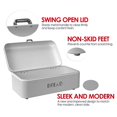 thumbnail image 1 of Home Basics Box for Kitchen Counter Dry Food Storage Container, Bin, Store Bread Loaf, Dinner Rolls, Pastries, Baked Goods, SOHO WHITE, 1 of 6