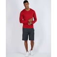 thumbnail image 5 of Real Essentials 4 Pack: Men's Dry Fit Long Sleeve V-Neck Active T-Shirt - Athletic Outdoor UPF 50+ (Available in Big & Tall), 5 of 6