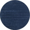 thumbnail image 1 of Ahgly Company Machine Washable Indoor Round Contemporary Lapis Blue Area Rugs, 7' Round, 1 of 7