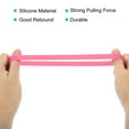 thumbnail image 4 of Uxcell 8" Large Elastic Rubber Bands, 20 Pcs Big Silicone Rubber Bands Strap, Pink, 4 of 7
