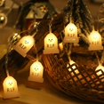 thumbnail image 3 of Guirnalda de luces Led para Halloween, adorno de calabaza fantasma, murciélago, lápida, árbol, decoración para el hogar, bricolaje, fiesta, 1,5 m, 3 of 4