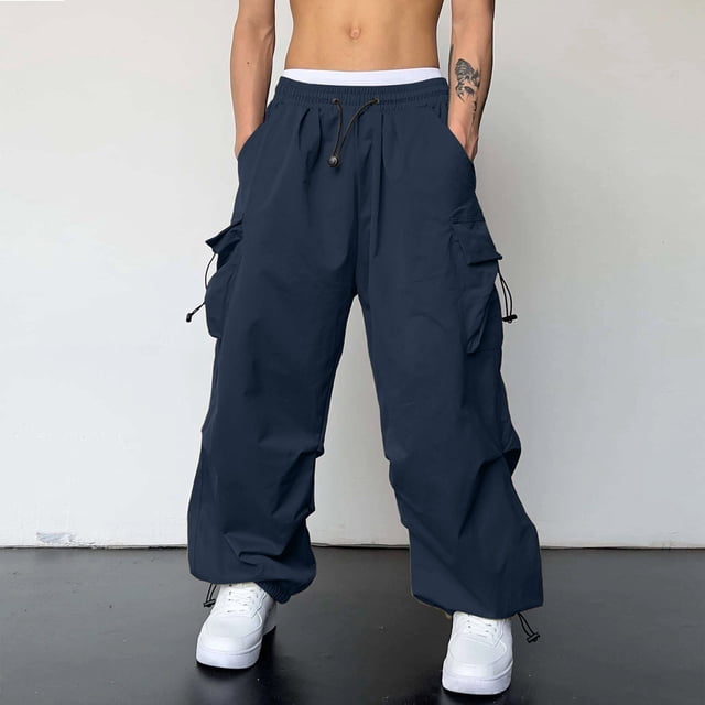 Men's Cargo Pants for Work and Everyday Wear with and Utility Pockets Street Style Design Practical Comfort European Fit