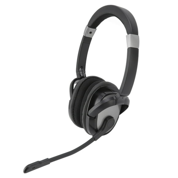 Office Headset, ABS V5.0 Call Center Headphone Super Long Standby Plug and Play Convenient for Customer Service for Conference