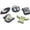 Multi, variant on Crocs Jibbitz Disney's The Mandalorian 5-Pack