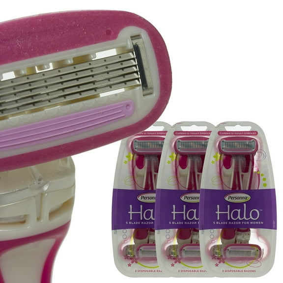 Personna Halo Razor Womens 5-Blade Disposable Razors - 1 Ea
