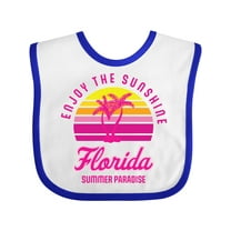 Inktastic Enjoy the Sunshine Florida Summer Paradise Boys or Girls Baby Bib