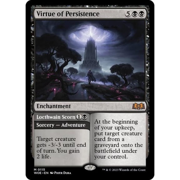 Magic the Gathering - Wilds of Eldraine - Virtue of Persistence Near Mint
