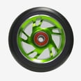 thumbnail image 4 of 2 Pcs Roues de Scooter Pro 110mm avec Roulements Abec 9 Compatibles avec MGP/Razor/Lucky Envy/Vokul Roues de Remplacement pour Scooters Pro (Vert), 4 of 4