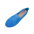 thumbnail image 2 of ZACPNCV Womens Plus Size Moccasins Square Toe Solid Color Comfort Flat Casual Shoes, 2 of 8