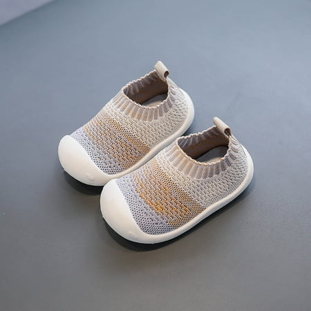 

Cethrio Toddler s Cute Shoes for Boys Girls Breathable Mesh Non-slip Soft Shoes Yellow Size 3 Years