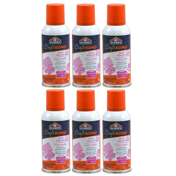 Elmer's Repositionable Spray Adhesive 4 oz. 6/Pack (ELME421-6)