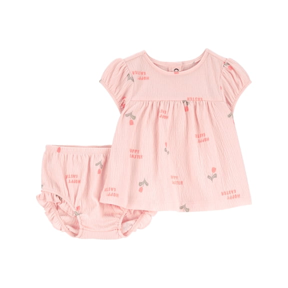 Carter's Child of Mine Baby Girl Easter Outfit Set, 2-Piece, Sizes 0/3-24 Months