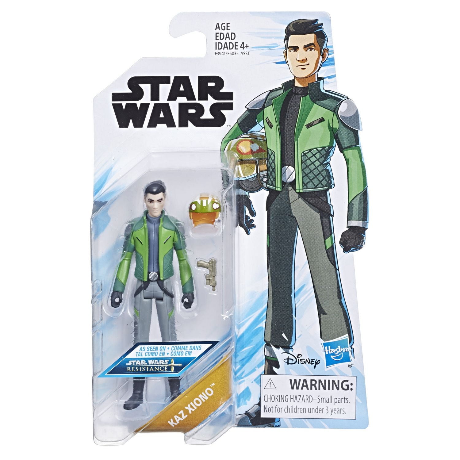Star Wars Série animée Star Wars: Resistance - Figurine Kaz Xiono de 9,5 cm