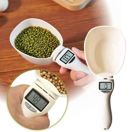

YruYptpaln Electronic Measuring Spoon Scale Gram Weighing Scale Spoon Measuring Cup Gram Weight Spoon Quantitative Table Mats Teal Table Mats Outdoor Dining Table Set for 8 round Oval Dining Table Set