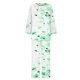 thumbnail image 5 of Puntoco Traje De Pantalón Y top De Cuello Redondo De Manga Larga Con Estampado Informal De Verano Para Mujer Verde M, 5 of 5