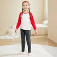 thumbnail image 2 of Huowey Baby Girls Autumn Solid Color Woolen Warm Pants Trousers Versatile Dailywear, 8-9 Years, 2 of 5
