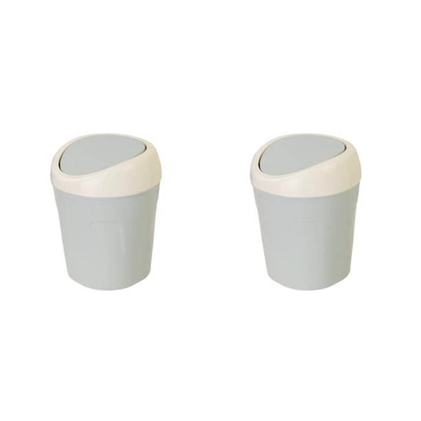 Naiovety Cubo de basura eficiente de PP para un ambiente limpio y ordenado Bote de basura de cocina ecológico conveniente azul 2Conjunto