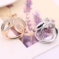 thumbnail image 4 of Minnieouse Diamante de imitación bufanda anillo Clip chal hebilla titular Pin decorativo boda bufandas femeninas sujetador hebillas fijas Type1 NO1, 4 of 6
