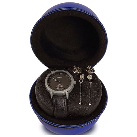 Blue Boxy Watch Box protect, leather imitation
