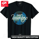 thumbnail image 1 of Camiseta de playa para niños con diseño de palmeras onduladas circulares ropa de mujer para hombre Top Vintage informal de algodón para uso diario camisetas para las cuatro estacis, 1 of 7