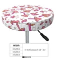 thumbnail image 2 of Goofa Purple Mushroom Printed Stool Covers Round, Waterproof Round Bar Stool Covers Anti-Slip Round Bar Stool Seat Cover with Elastic Bands Durable -, 2 of 7