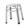 thumbnail image 3 of Luzkey Metal Stool Classroom Nonslip Diameter 29cm Easy Clean Practical Round Stackable Stool for Indoor Outdoor Dining Room Kitchen 29cmx47cm, 3 of 8