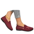 thumbnail image 3 of CAIXAI Walking Shoes Women Wide Toe Box Shoes Women Casual Knit Upper Embroidery Womens Platform Sneakers -On Arch Support Mary Jane Shoes Hands-Free Walking Tennis Shoes, 3 of 7