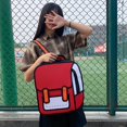 thumbnail image 4 of For Creative Women 2D Drawing Backpack Cartoon School Bag Comic Bookbag for Teenager Girls, 4 of 5