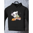 thumbnail image 3 of Cute Baby Panda W Gummy Eyes Hoodie Toddler -Image by Shutterstock,  2 Toddler, 3 of 4